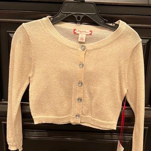 NWT- gold sweater.
